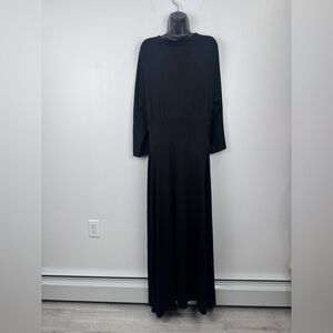 NWT Ripley Rader Women Black Maxi Dress Size 4 Large